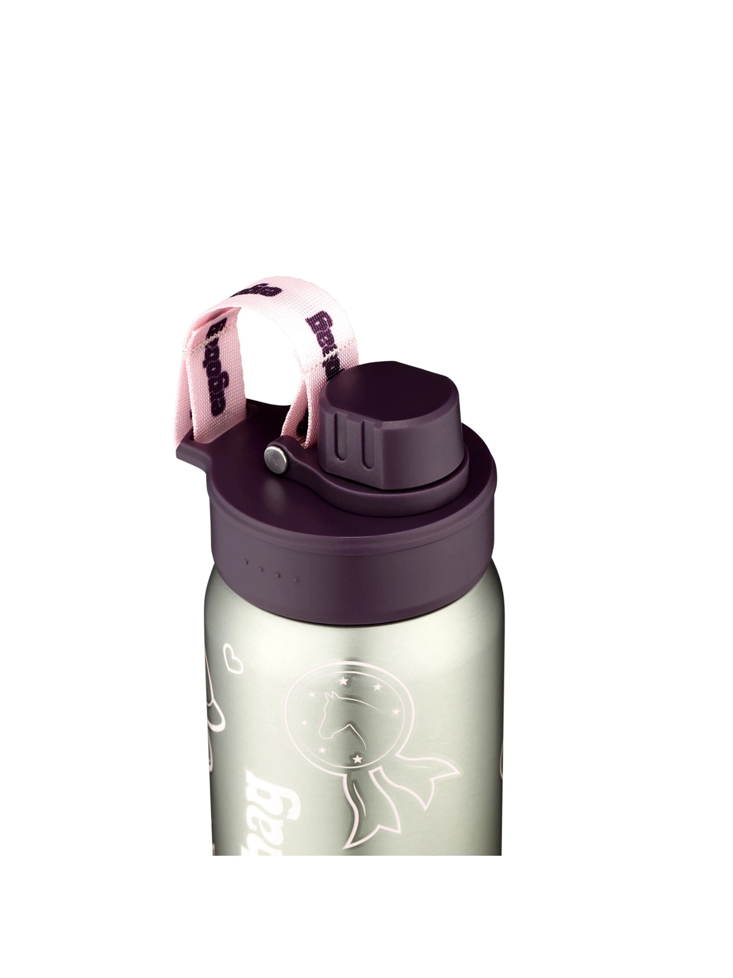 ergobag Drinking Bottle 'Trinkflasche Edelstahl Trinkflasche' in Purple