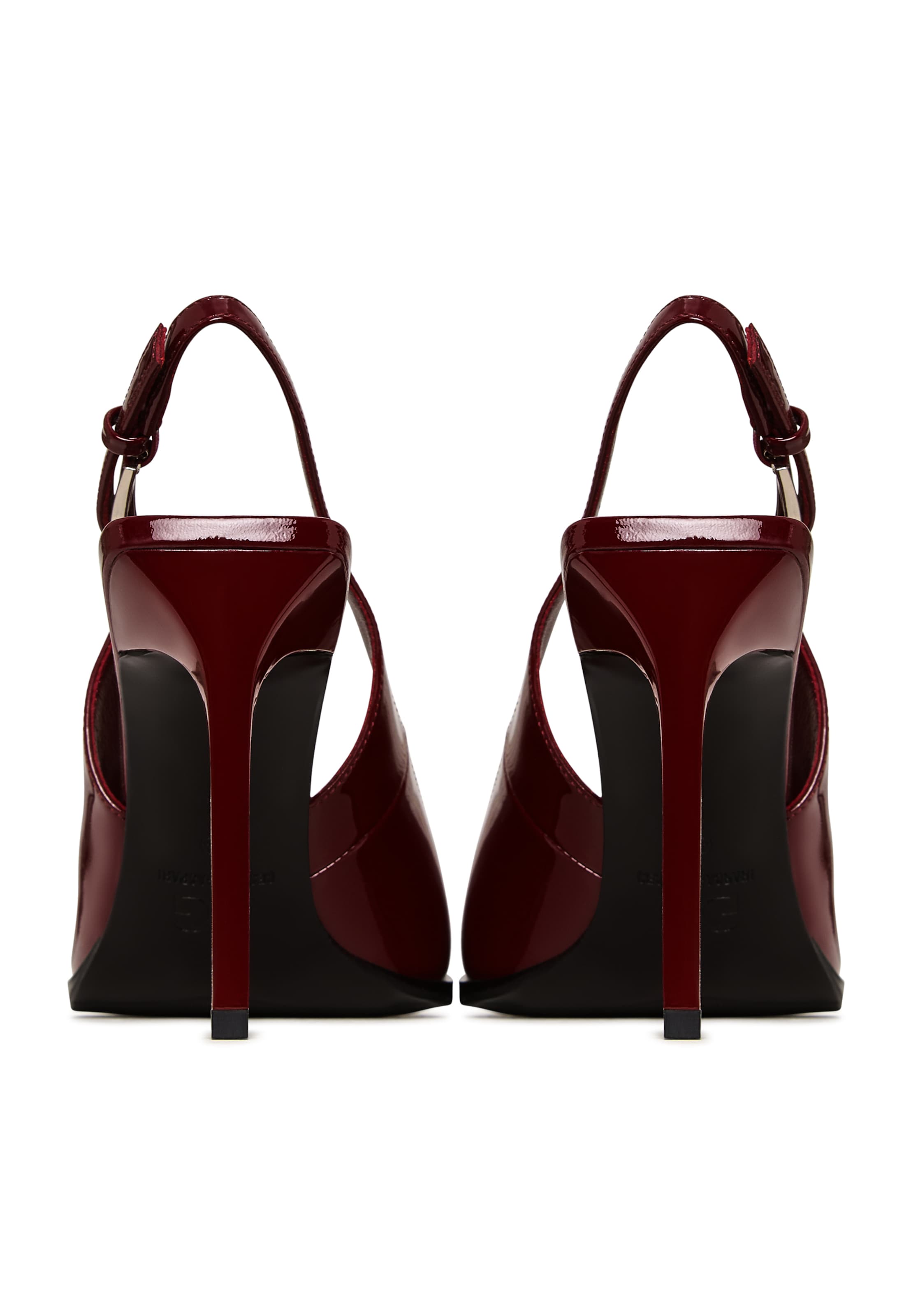 CESARE GASPARI Slingpumps in Rood