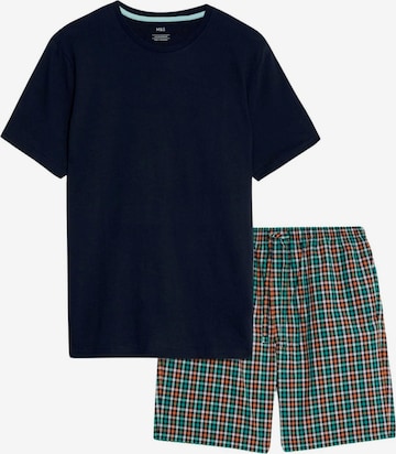 Marks & Spencer Short Pajamas in Blue: front