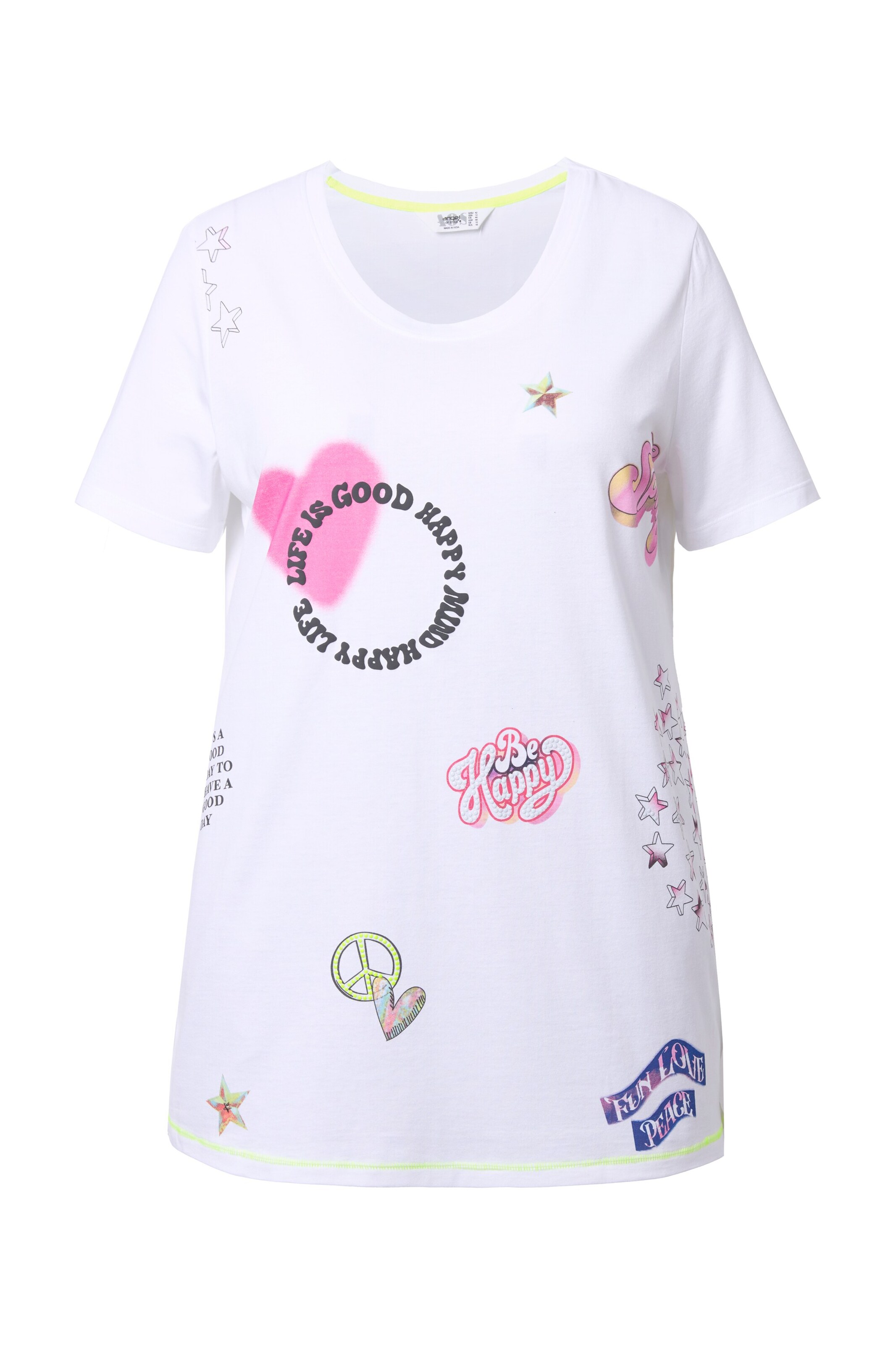 Angel of Style Shirt in Wit: voorkant