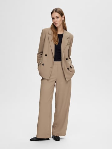 SELECTED FEMME - Loosefit Pantalón 'Tinni' en beige