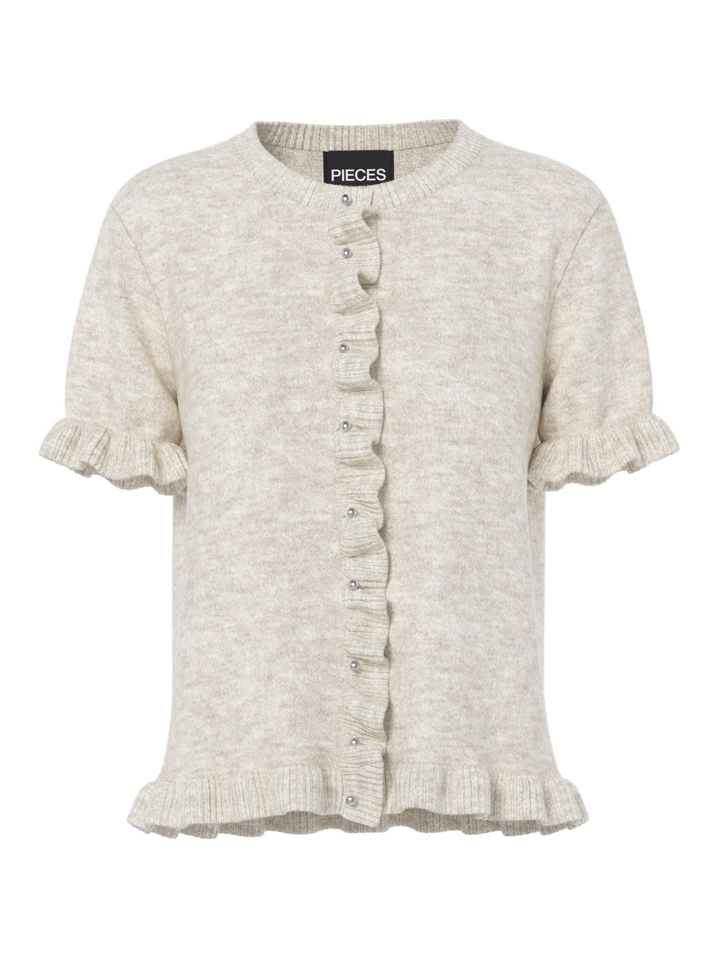 PIECES Cardigan 'PCLydia' i beige: forside