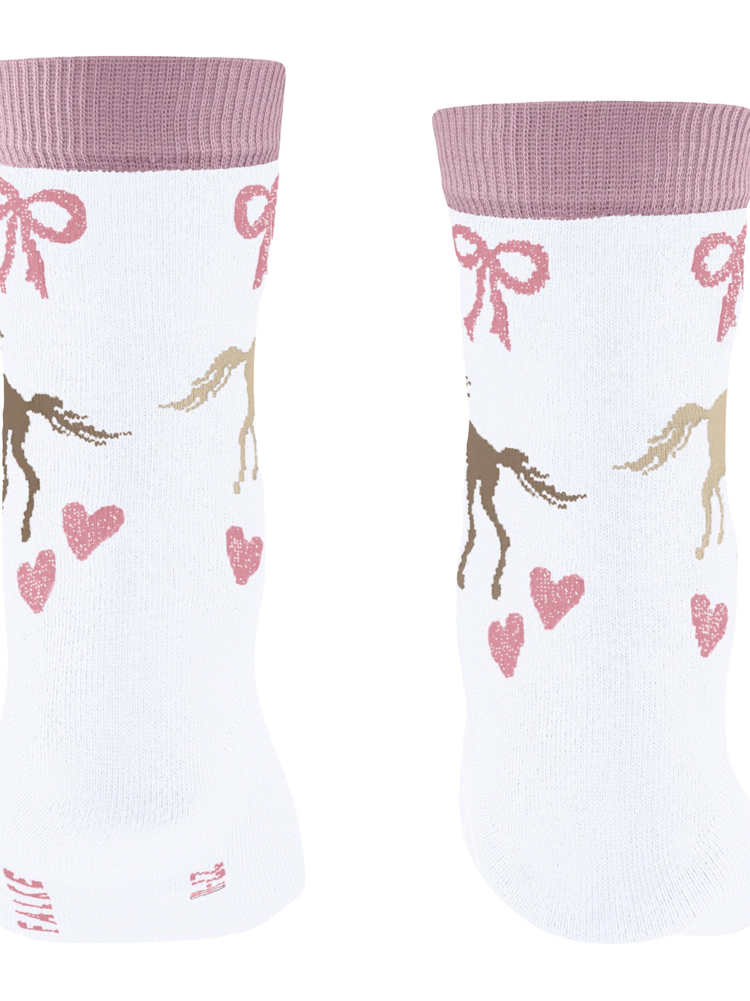 FALKE Socks 'Western Horses' in White