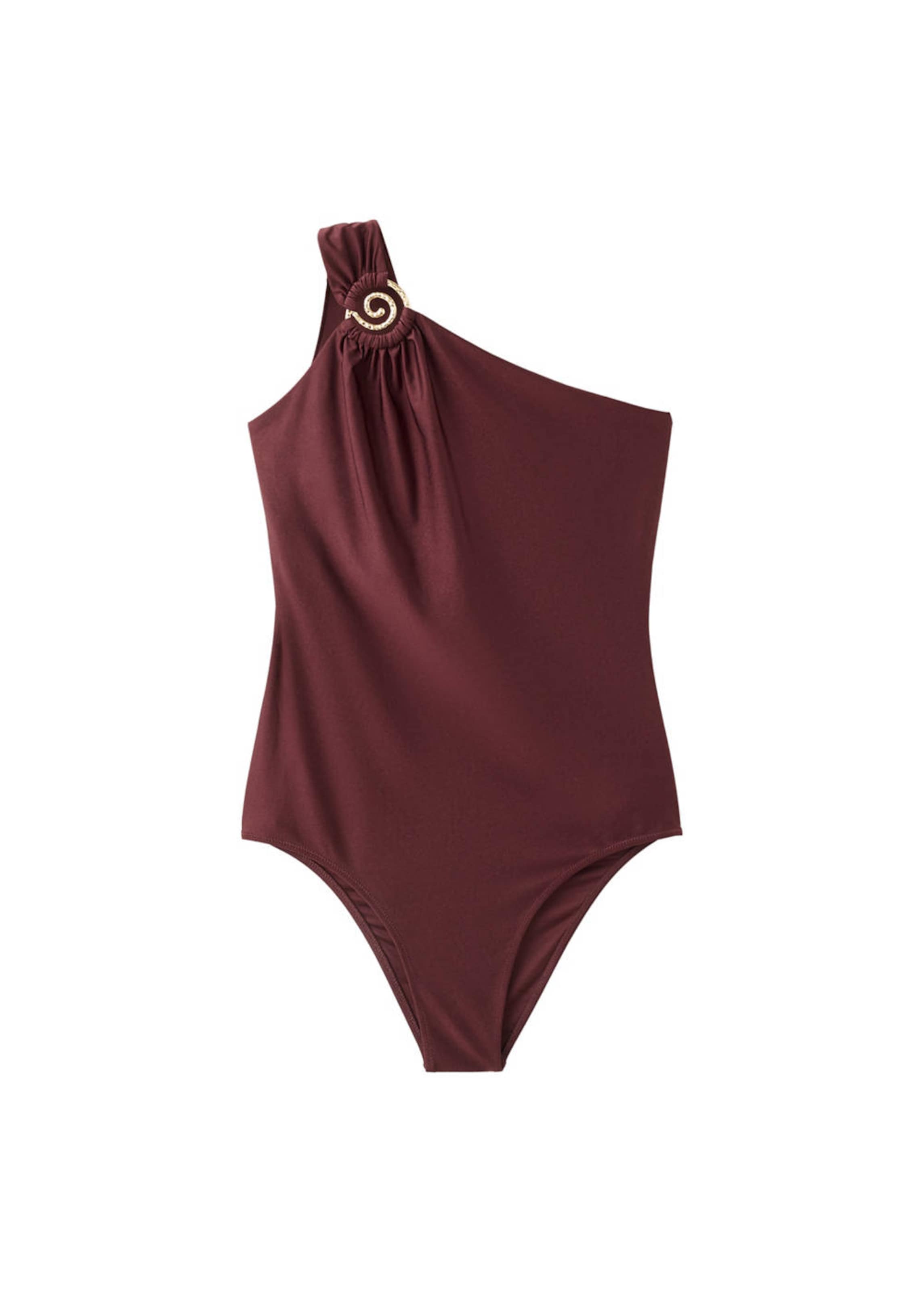 MANGO Swimsuit 'Odiseop' in Wine red, Item view