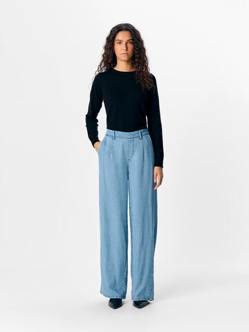 Wide leg Jeans di OBJECT in blu