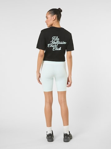 FILA - Slimfit Pantalón 'CONFINI slim contrast tape shorts' en azul