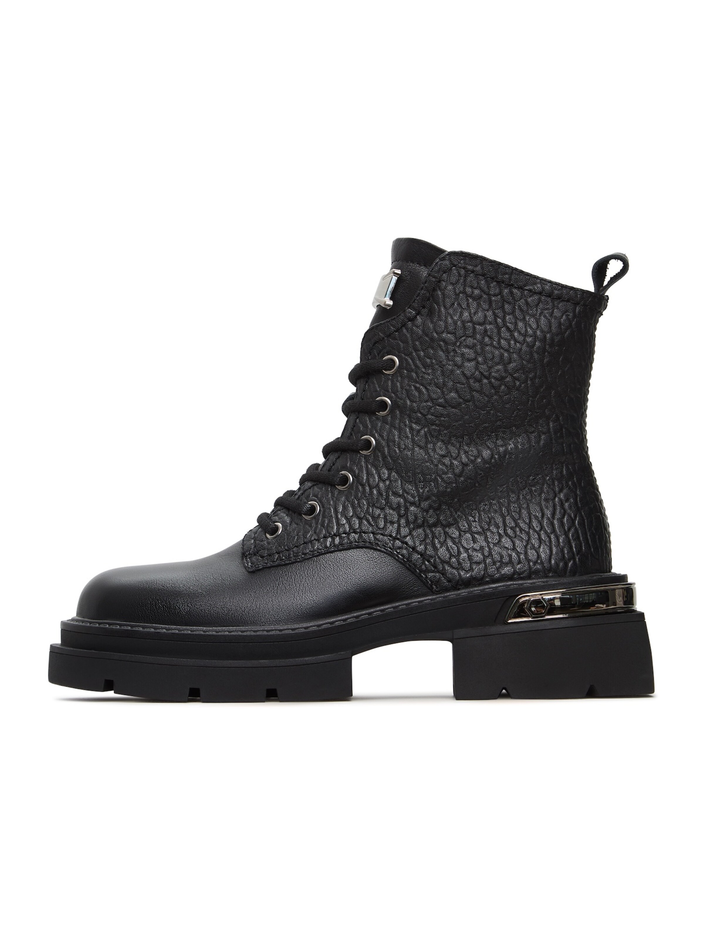 CESARE GASPARI Boots in Schwarz: Vorderseite