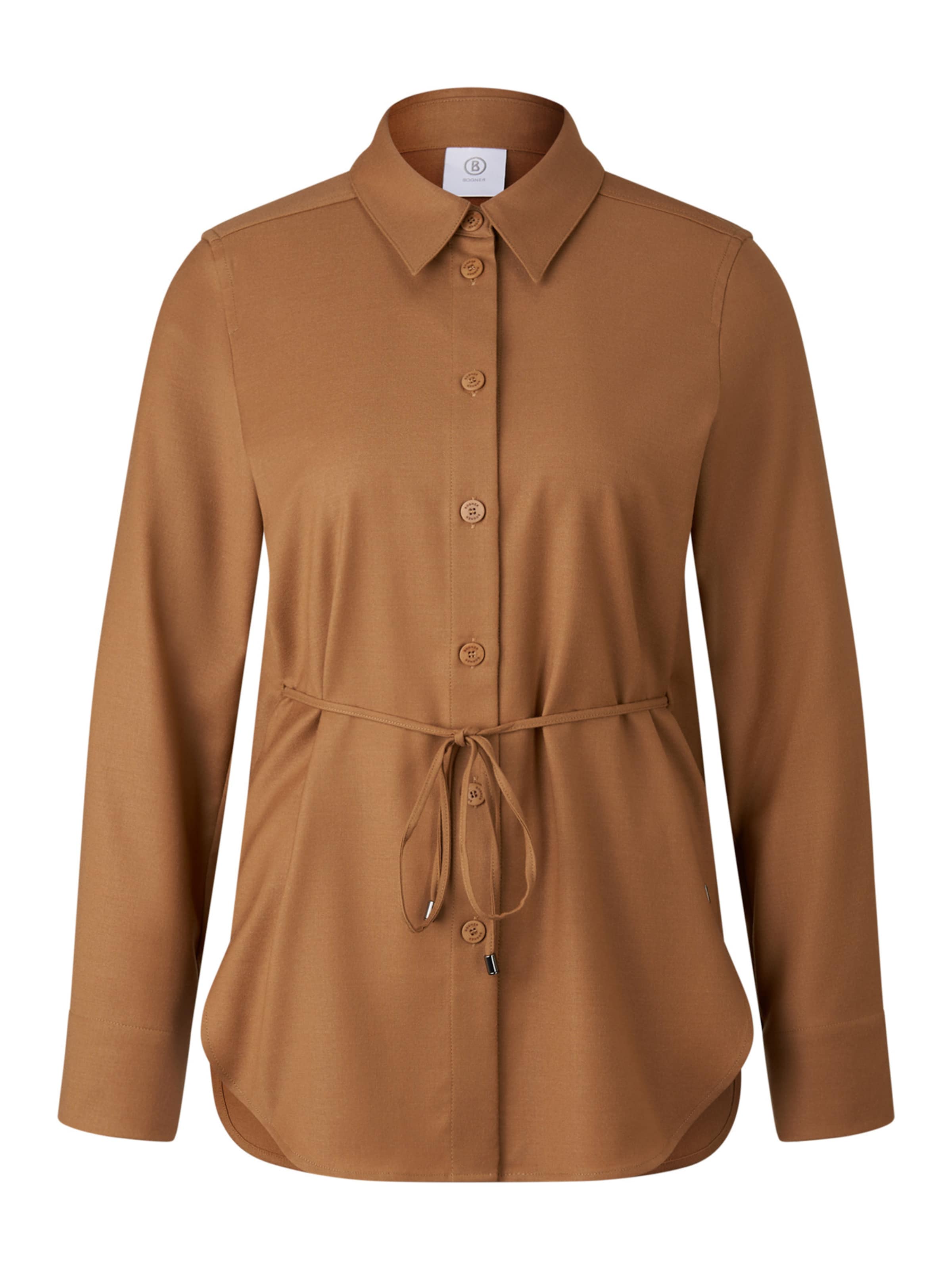 BOGNER Bluse 'Ariela' in Braun: Vorderseite