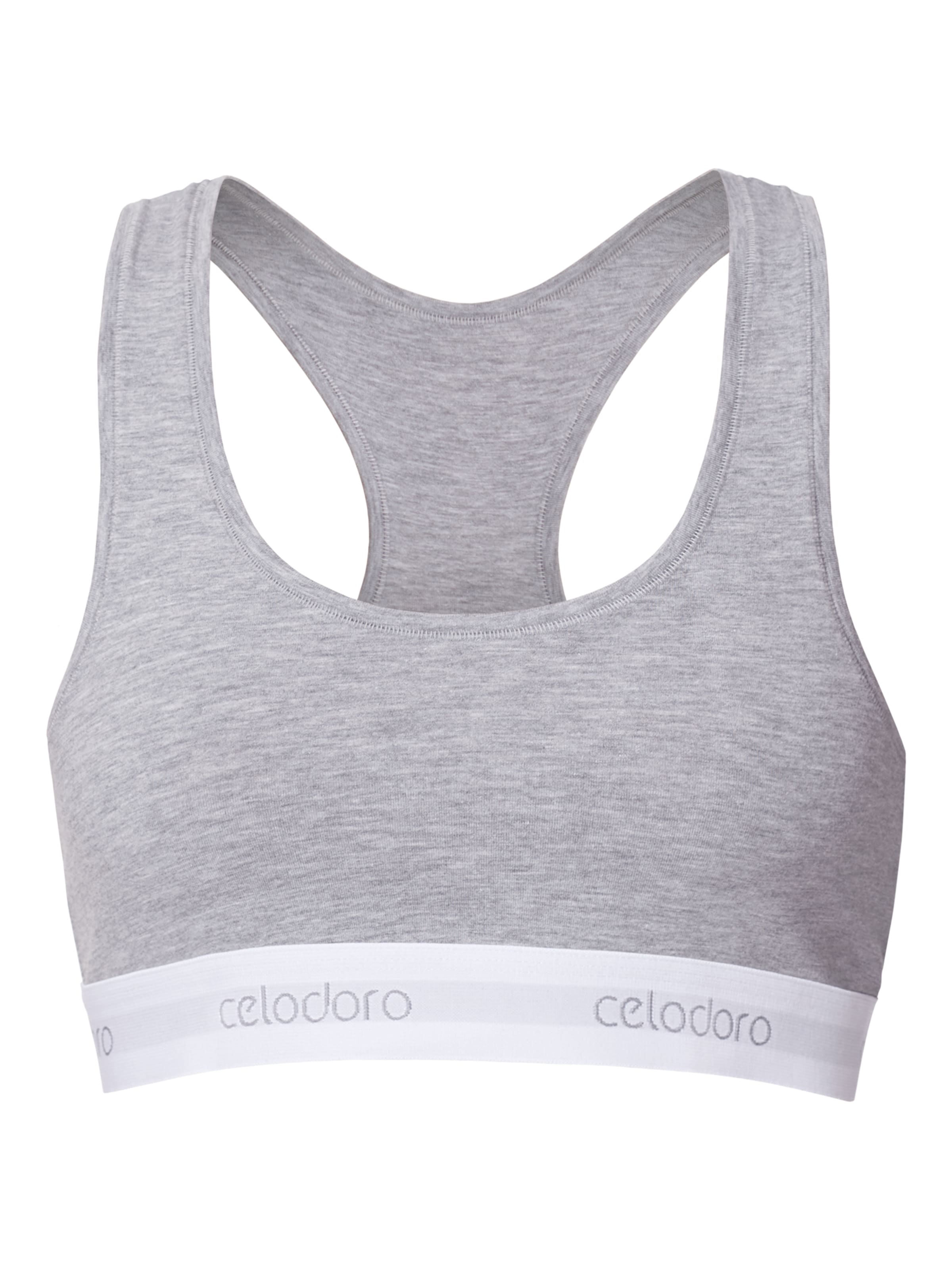 celodoro Sport-BH 'Sport Comfort'‌‌‌‌‌‌‌‌‌ in Grau: Vorderseite