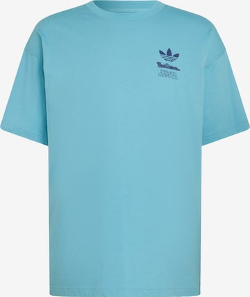 T-Shirt 'Japanese Racing' ADIDAS ORIGINALS en bleu : devant