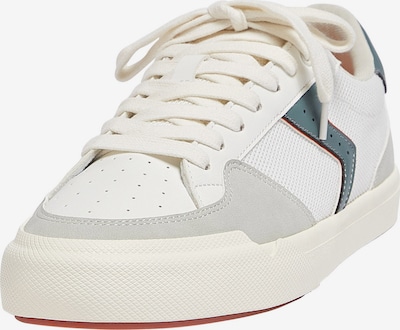 Pull&Bear Sneakers low i røkblå / stein / hvit, Produktvisning