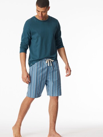 SCHIESSER Pyjamahose 'Mix & Relax' in Blau