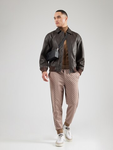 JOOP! Tapered Pants 'Talib' in Brown