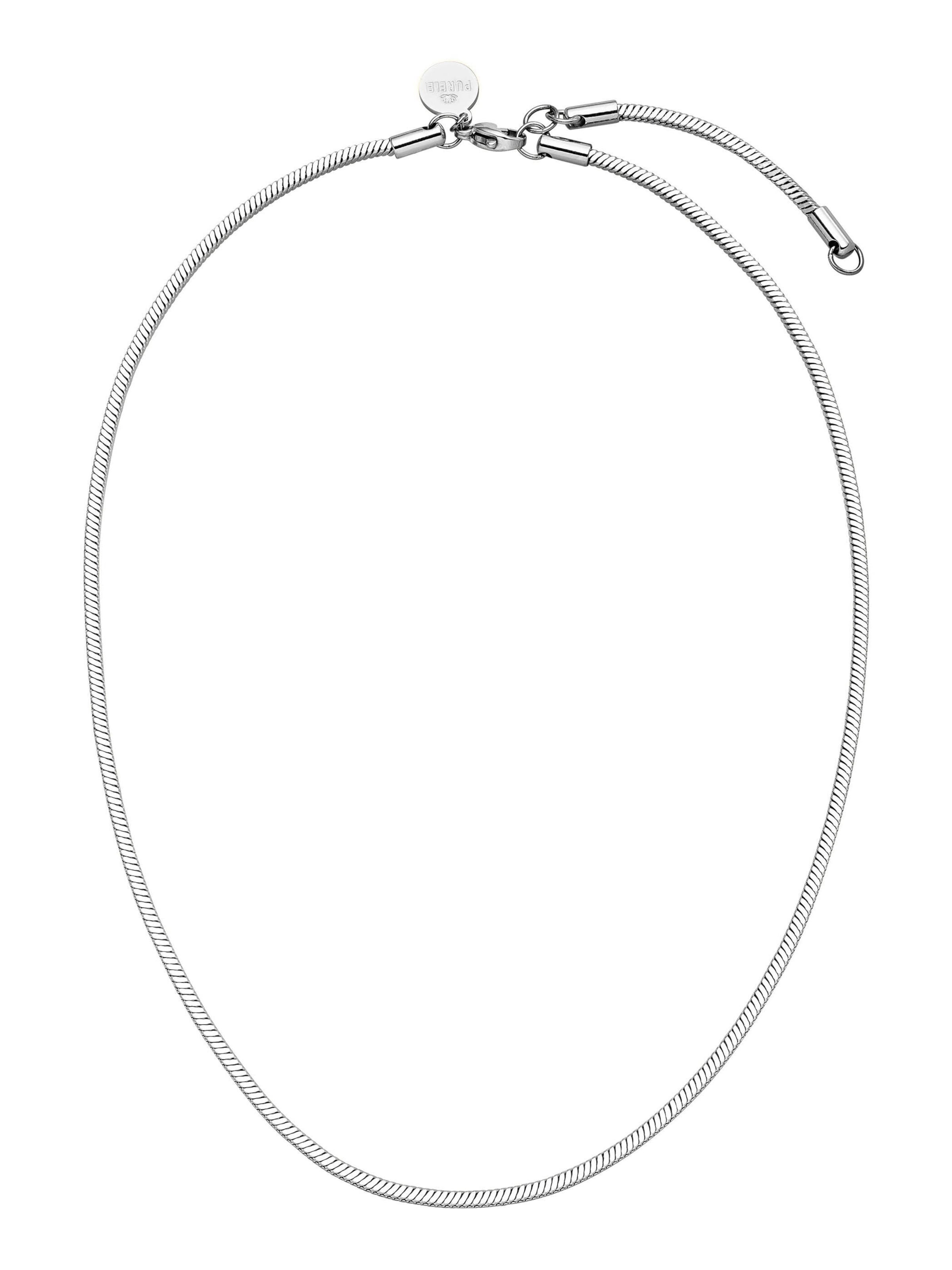 PURELEI Kette 'Flare' in Silber: Vorderseite