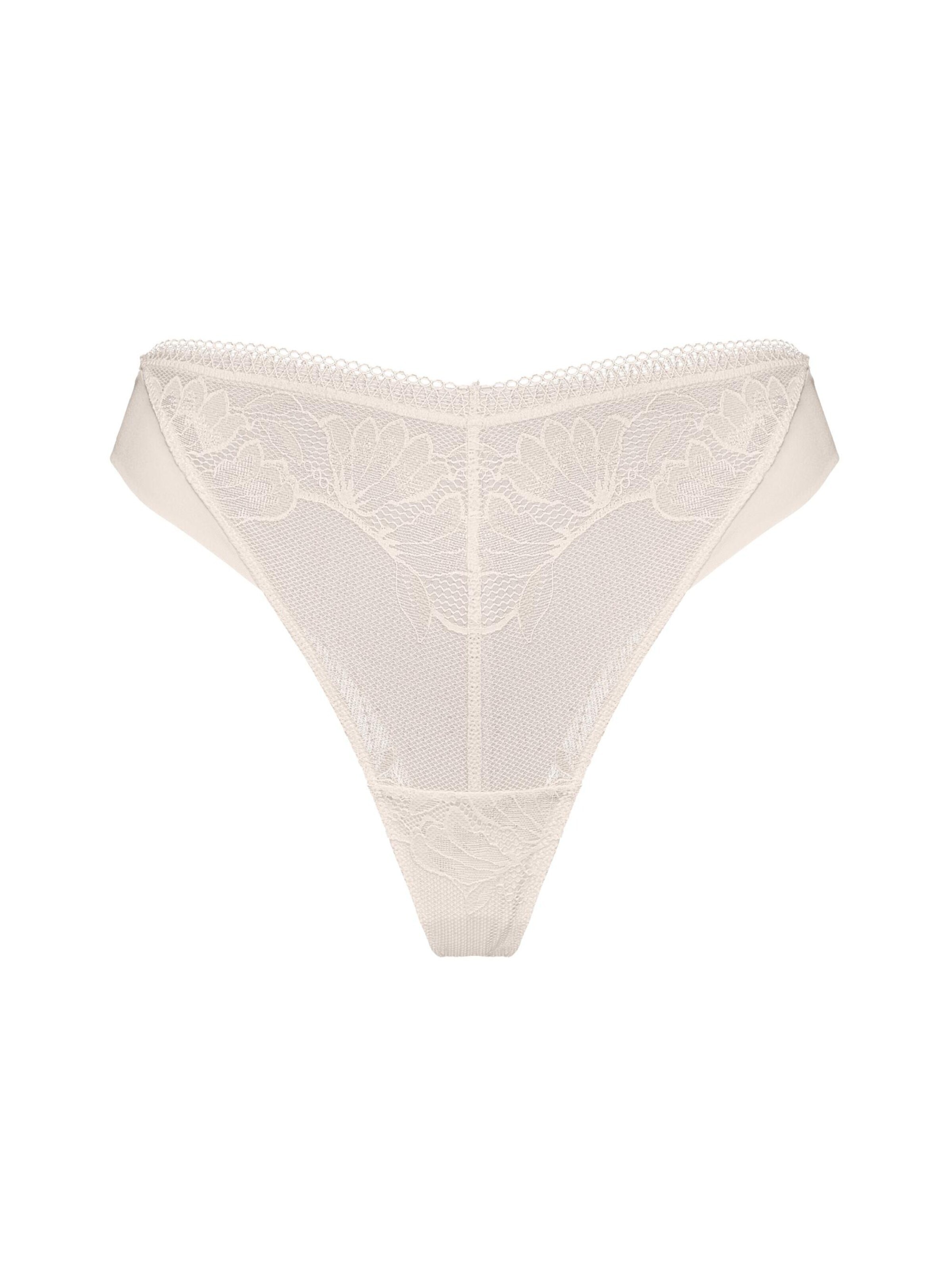 ESOTIQ Thong 'Freyja' in Beige: front