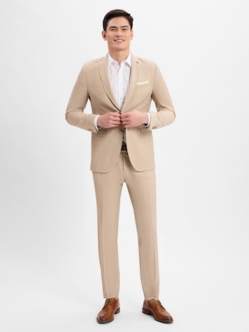 CG CLUB OF GENTS Slim fit Suit ' Caden ' in Beige