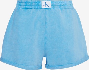 Calvin Klein Swimwear Regular Pants in Blue: front