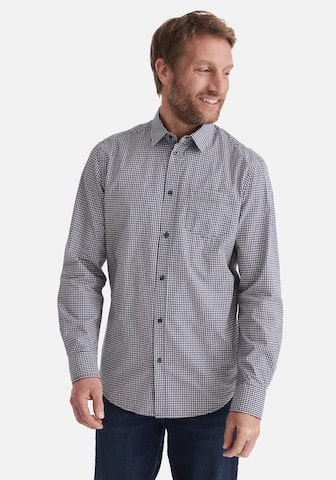 Stooker Men Regular Fit Hemd 'Harley' in Blau