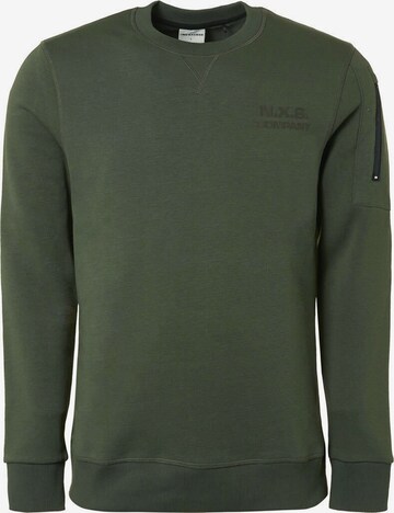 No Excess Sweatshirt in Groen: voorkant