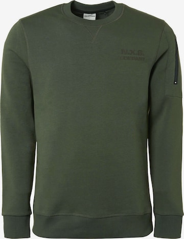 Sweat-shirt No Excess en vert : devant