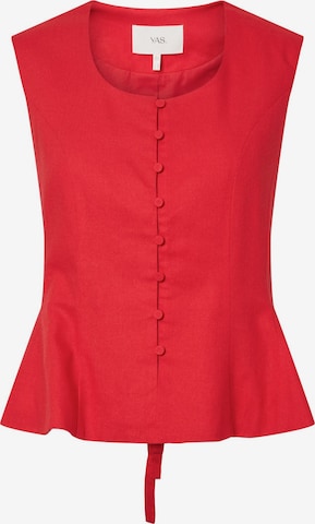 YAS - Blusa en rojo: frente