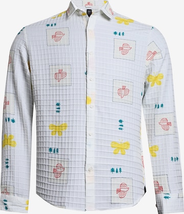 Campus Sutra - Ajuste regular Camisa 'Suzanna' en blanco: frente