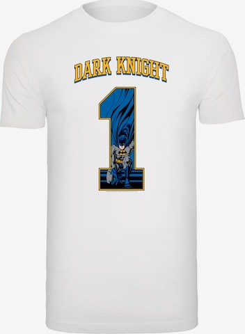 F4NT4STIC Shirt 'DC Comics Batman Football Dark Knight' in White: front