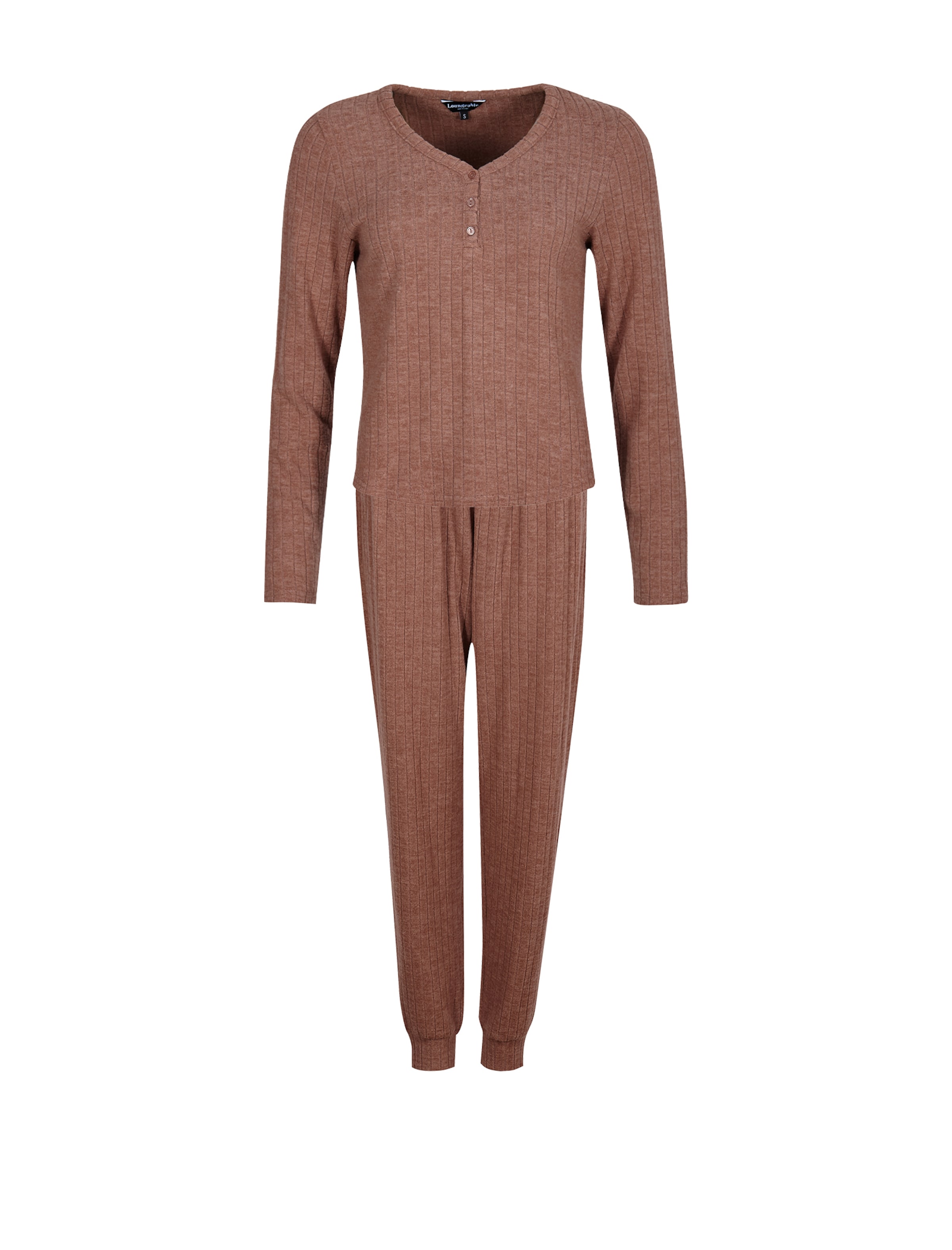Loungeable Pajama in Brown: front