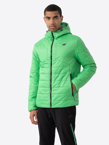 4F Zunanja jakna | zelena barva: sprednja stran
