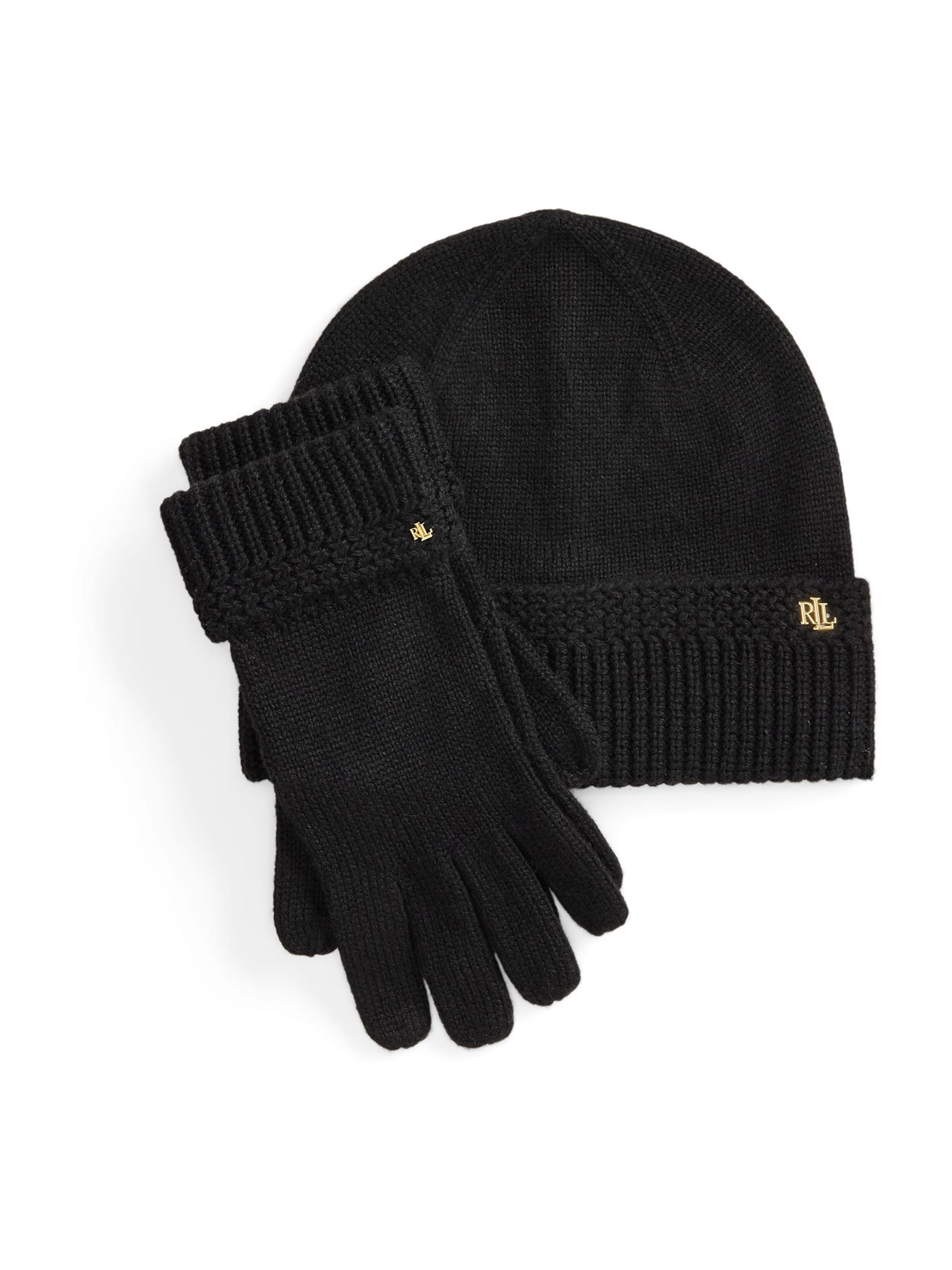 Lauren Ralph Lauren Czapka w kolorze czarny: przód