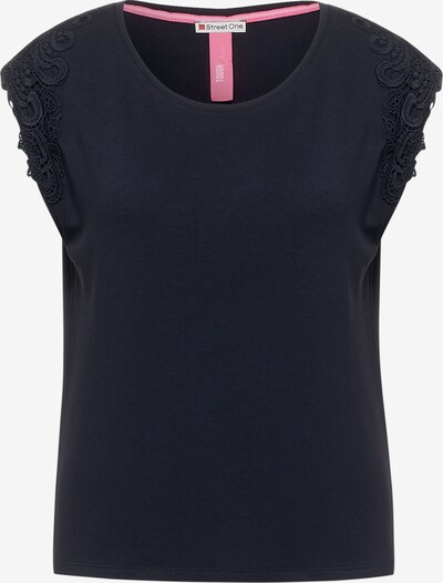 STREET ONE Shirt en nachtblau, Vue avec produit