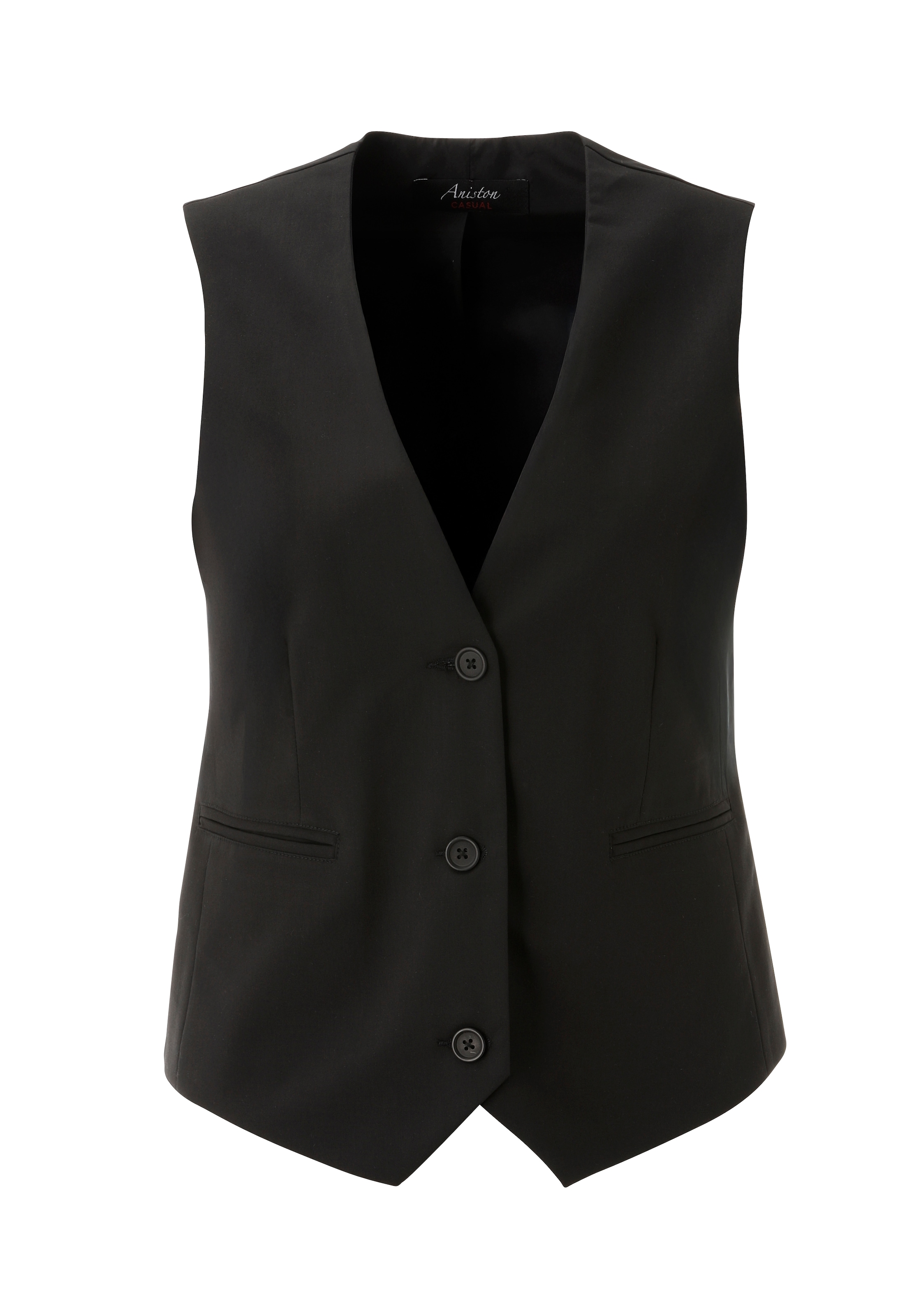 Aniston CASUAL Suit Vest in Black: front