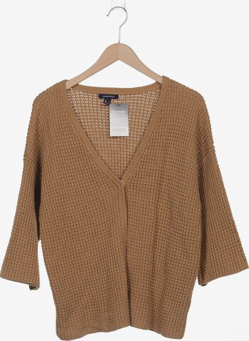 Lands‘ End Sweater & Cardigan in L in Brown: front