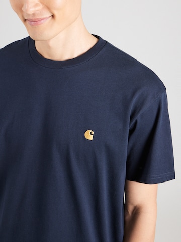 Tricou 'Chase' de la Carhartt WIP pe albastru