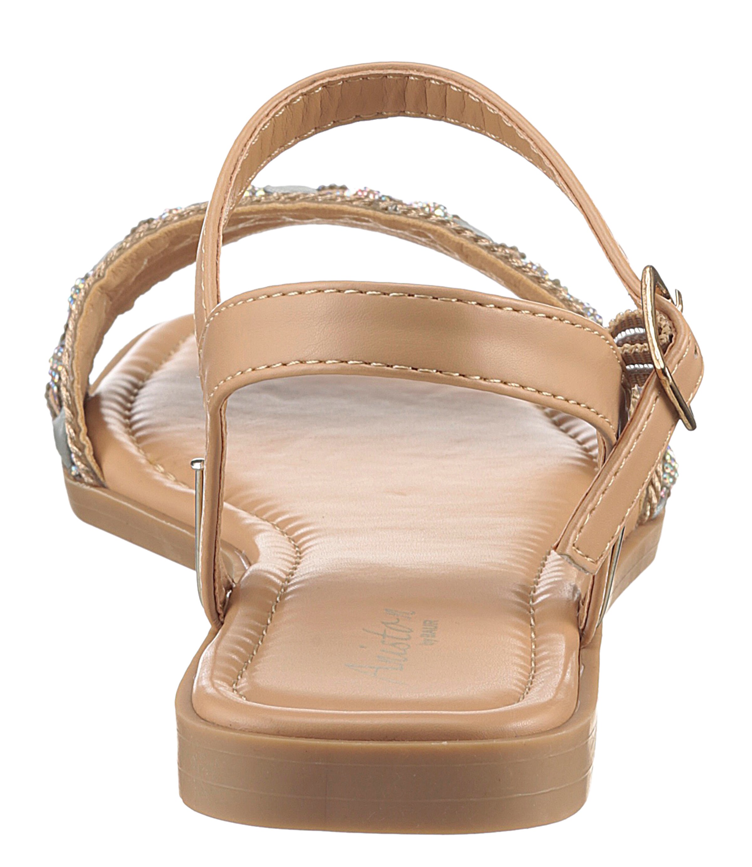 Aniston Strap Sandals in Beige