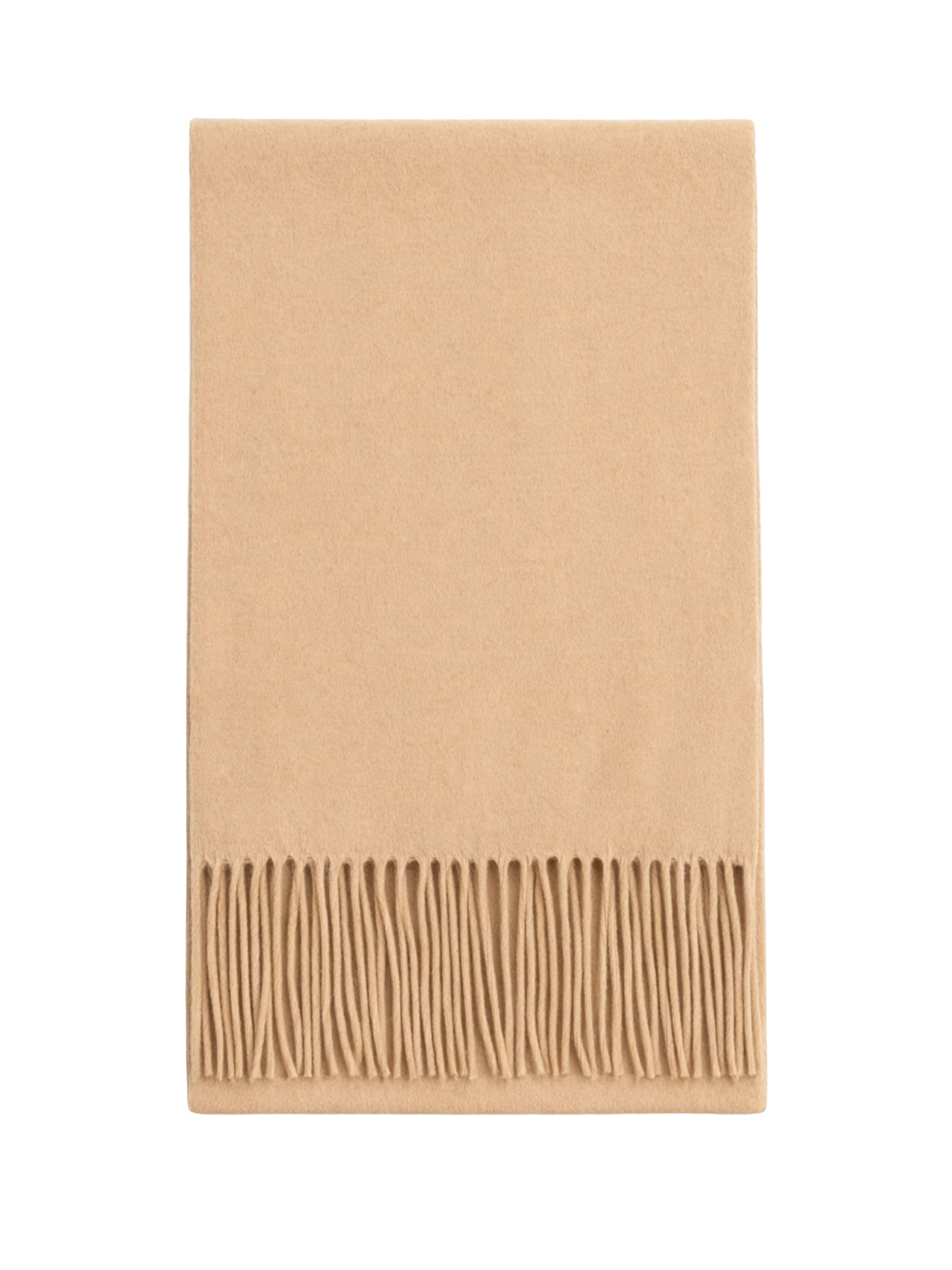 GOBI Cashmere Schal‌ in Beige: Vorderseite