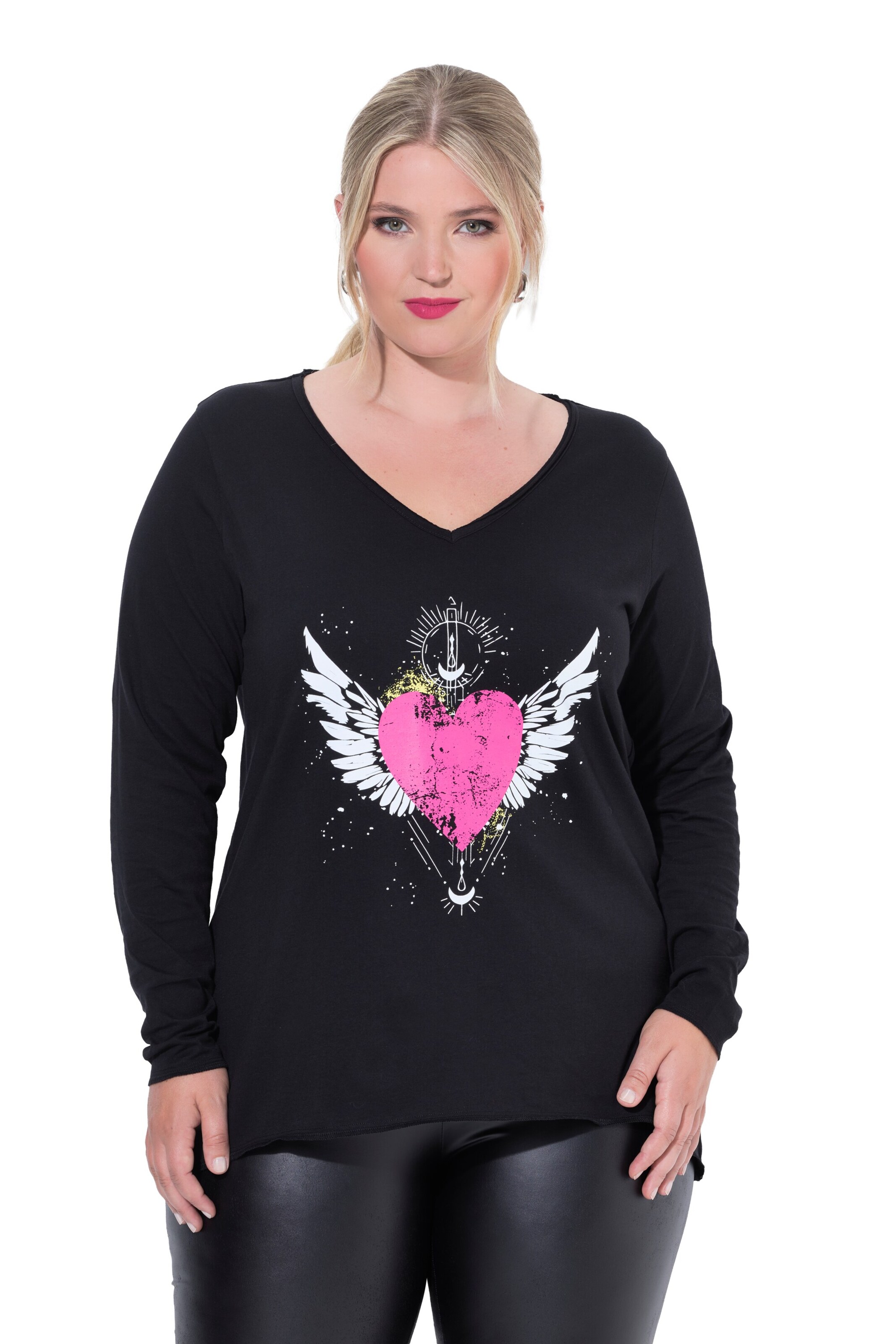 MIAMODA Shirt in Black: front