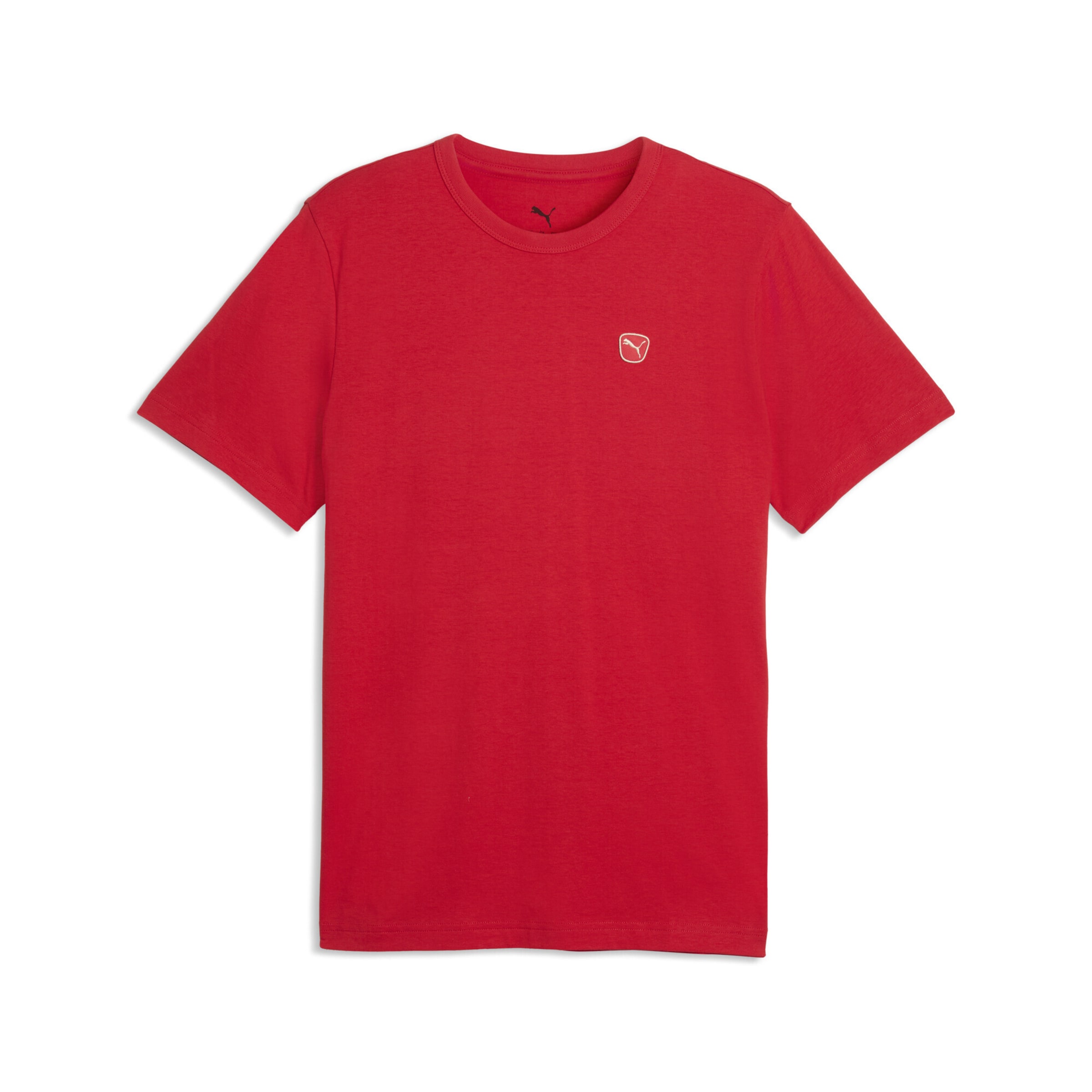 PUMA T-Shirt 'Essentials Elevated' in Rot: Vorderseite