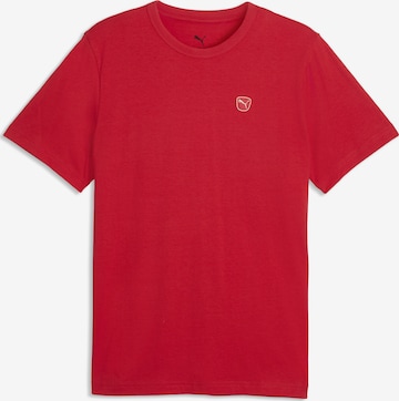 PUMA T-Shirt 'Essentials Elevated' in Rot: Vorderseite
