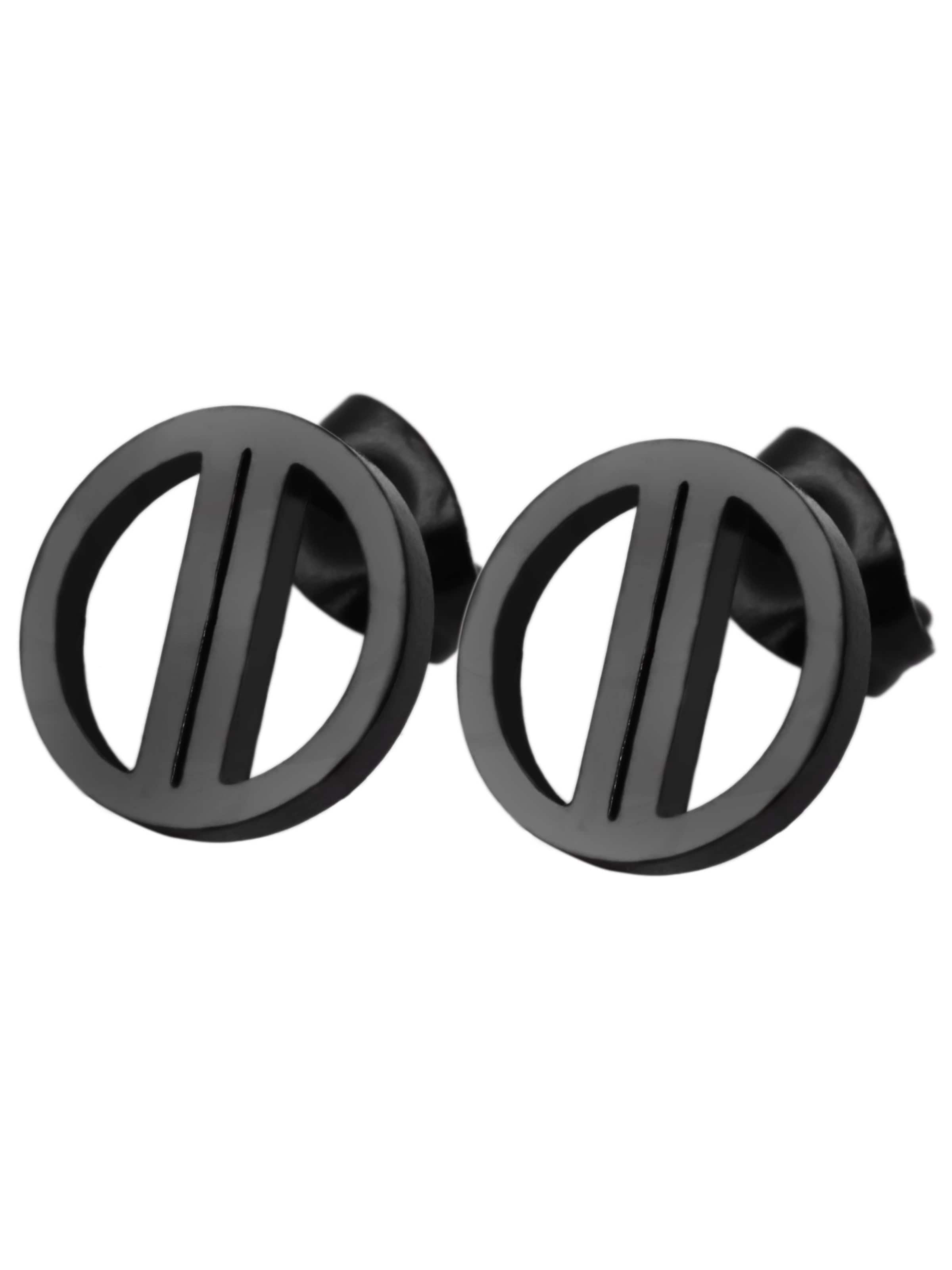 Akzent Earrings 'Martine, langlebig' in Black