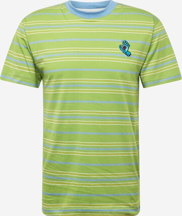 Santa Cruz T-shirt i grön: framsida