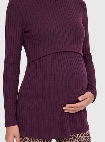 Only Maternity Shirt 'OLMLOLA MALAYA' in Red