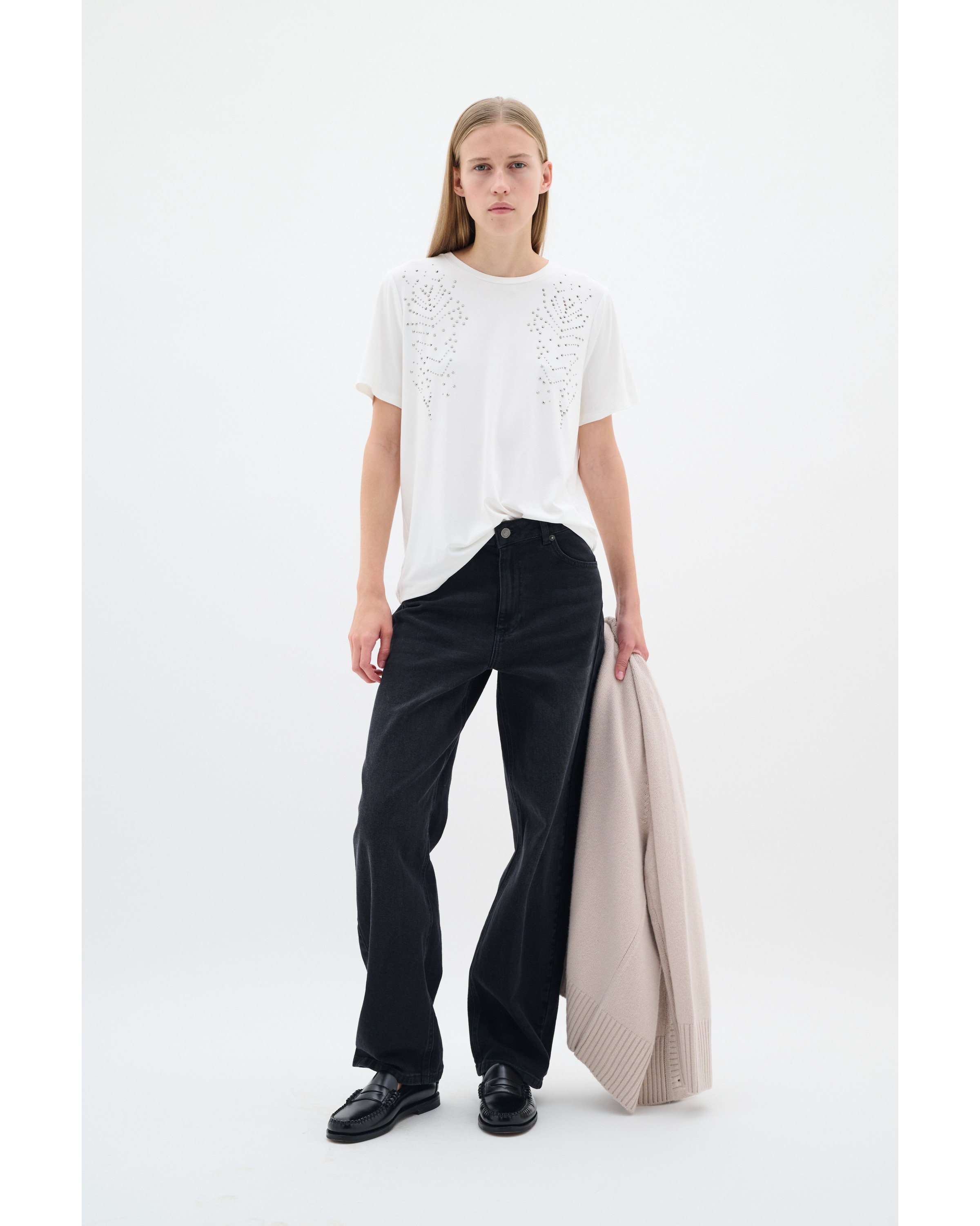 T-shirt 'Leno' InWear en blanc