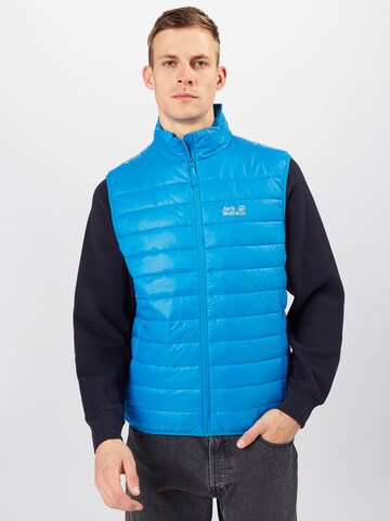JACK WOLFSKIN Sports vest in Blue: front