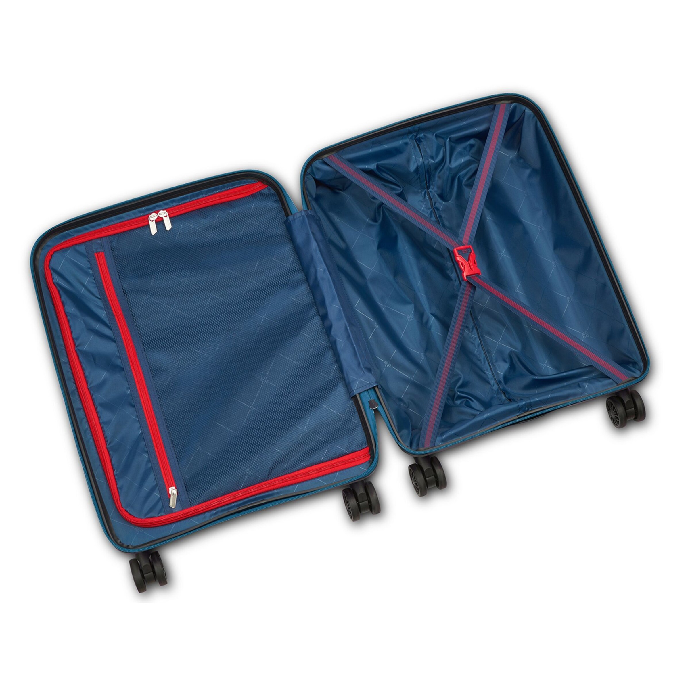 MODO by Roncato Suitcase Set 'Supernova 2.0' in Blue