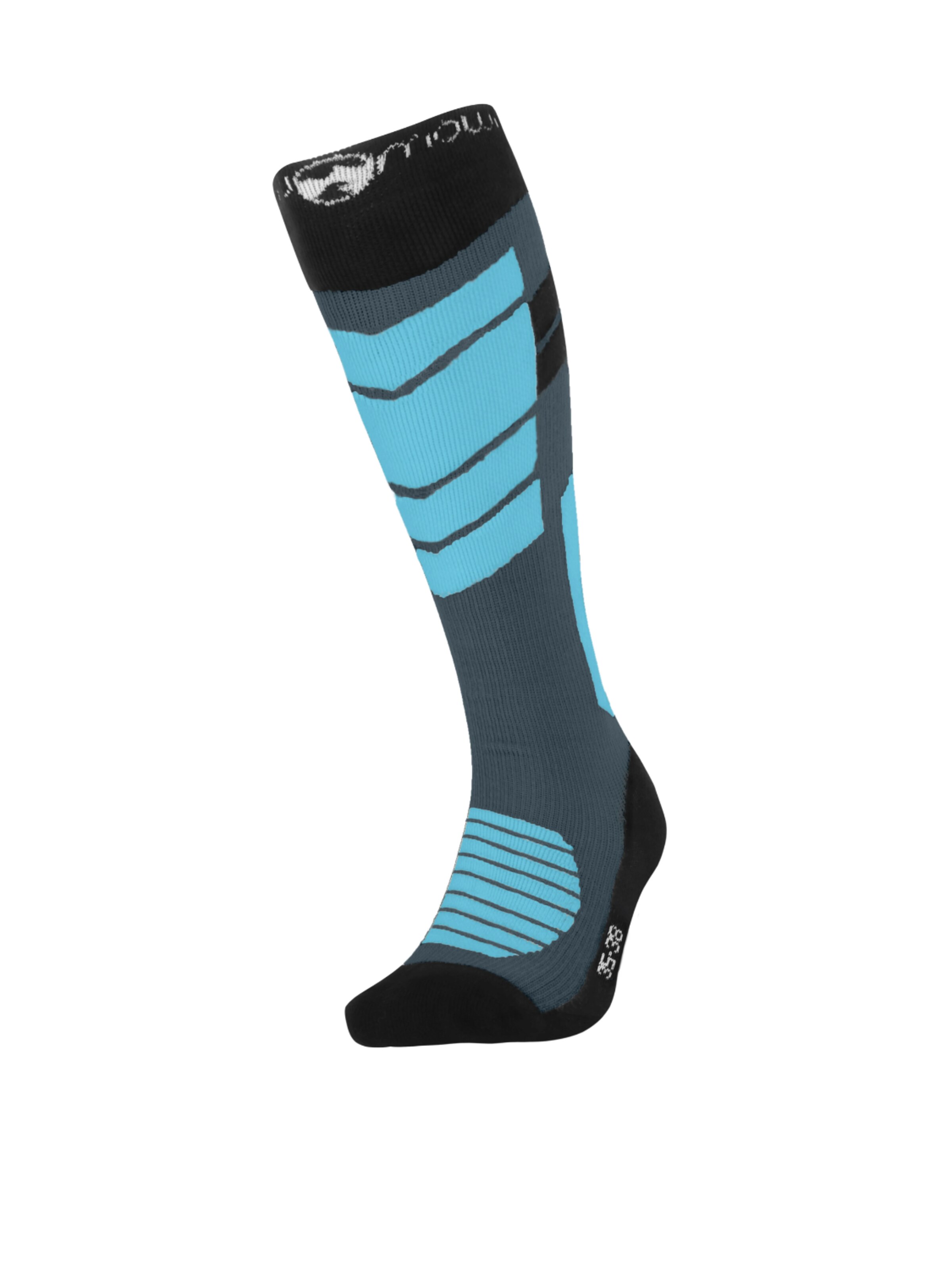 Mowmow Sportsokken 'MowMow Ski Socks - Silver Ions - Antibacterial - Men - Women - Size 39-42 - Gray' in Blauw