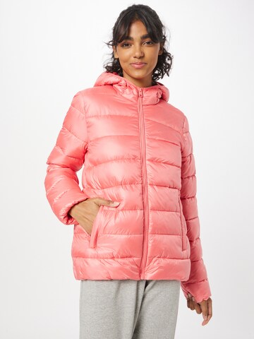 Champion Authentic Athletic Apparel Tussenjas in Roze: voorkant