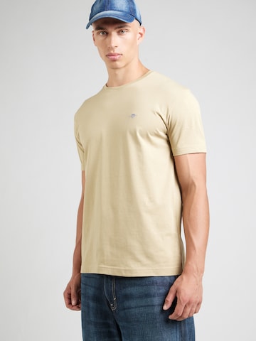 GANT Shirt in Beige: voorkant