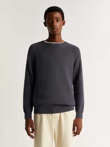 Scalpers Sweater 'New Frederic' in Blue: front