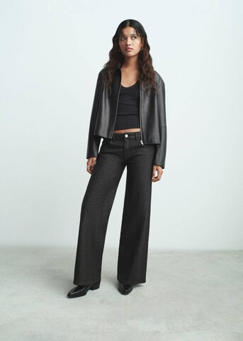 MANGO TEEN Regular Jeans 'Glitter' in Schwarz